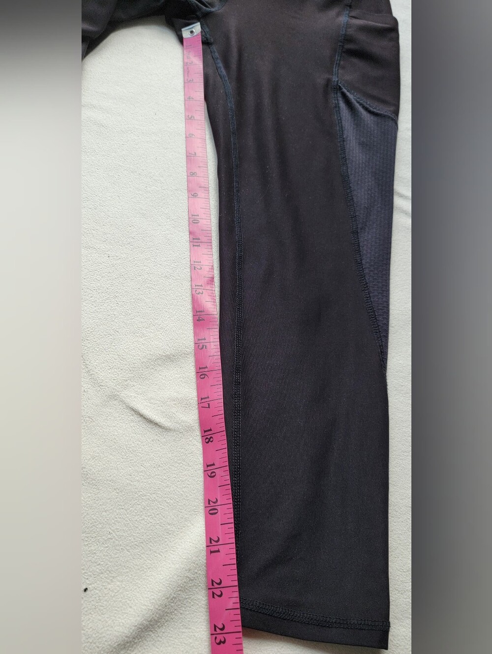 Xersion Black High-Rise Leggings with Side Pockets - Picture 8 of 13